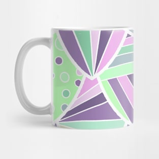 Colorful abstract geometric pattern Mug